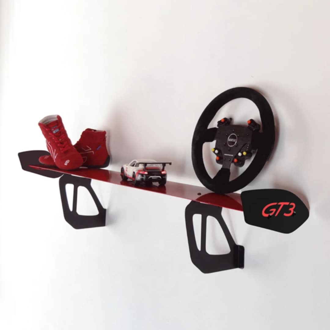 Porsche 911 GT3 RS rear wing shelf, shelving unit