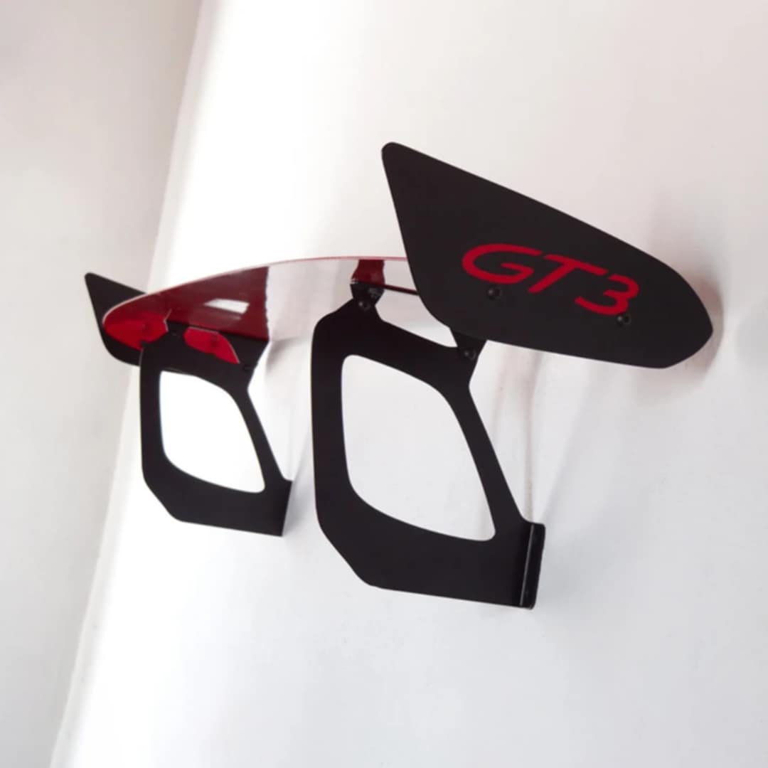 Porsche 911 GT3 RS rear wing shelf, shelving unit