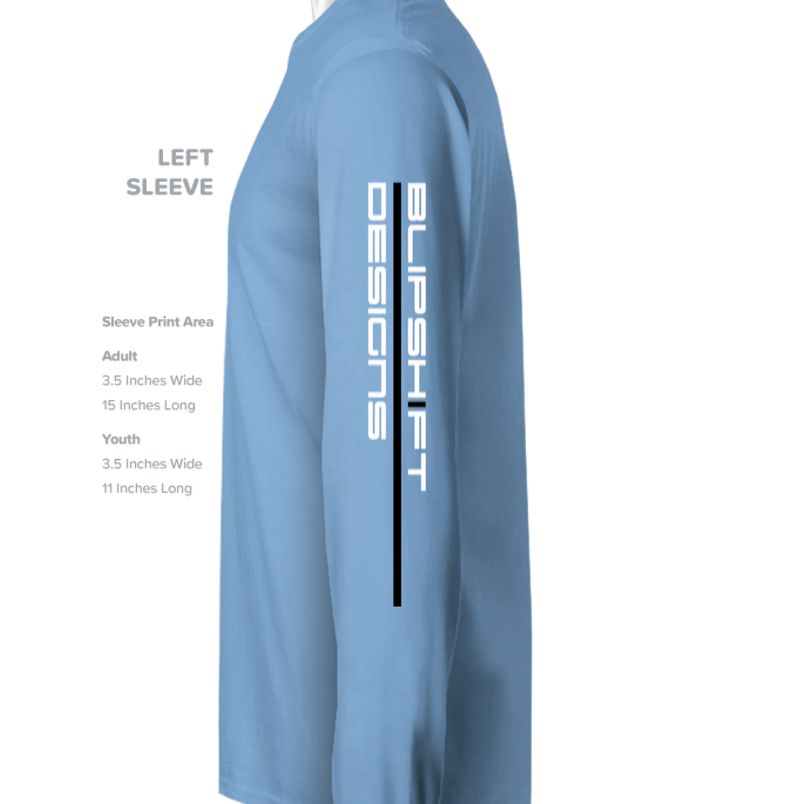 CAROLINA BLUE - SLEEVE_LEFT